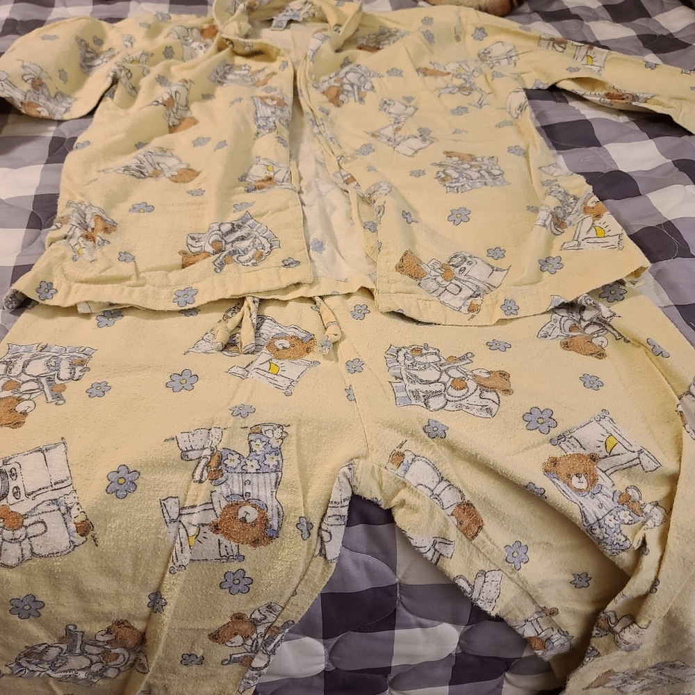 2 peice flannel pj set